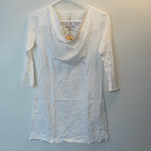 Da-Nang Cowl Neck T-Shirt - Sz XS